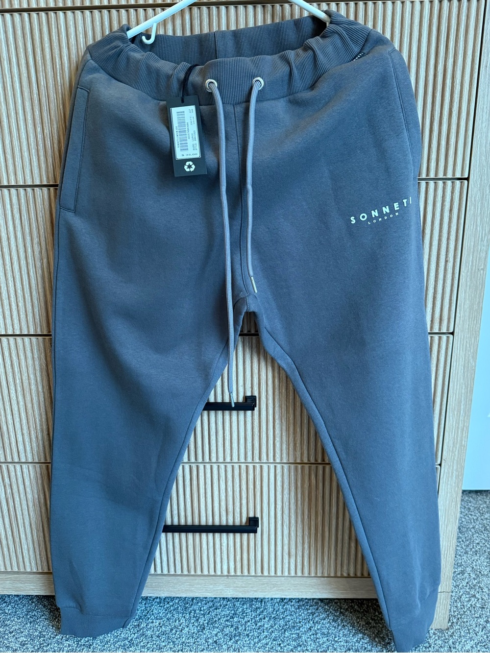Sonneti Charcoal Drawstring Sweatpants / Joggers